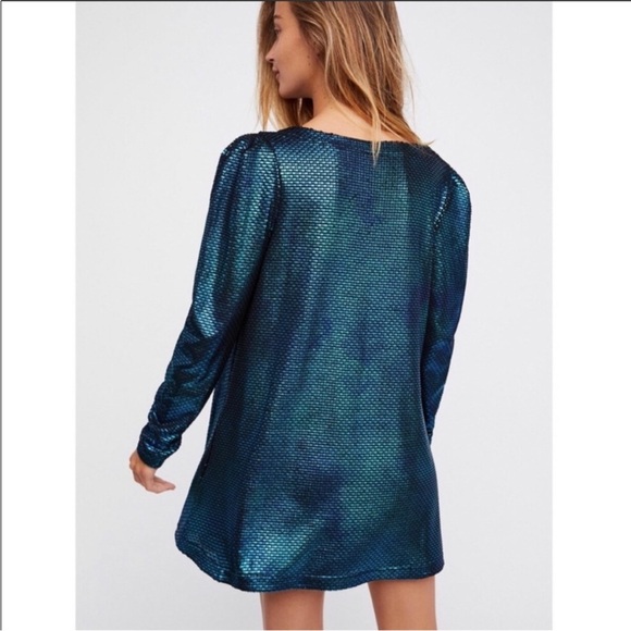 Free People mermaid diamonds are forever mini dress - Picture 3 of 11